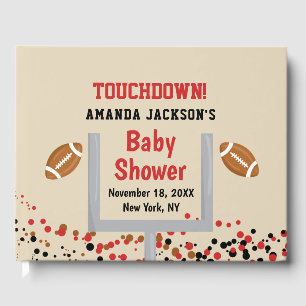 Livre D'or Sexe Révéler Football bébé garçon douche touchdown