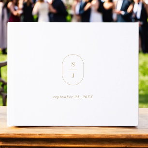 Livre D'or SHYLAH Minimal Or Simple Moderne Mariage élégant