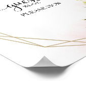 Livre d'or signé aquarelle eucalyptus verdure (Coin)