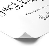 Livre d'or Signe Aquarelle Fleur Fleurir Affiche (Coin)