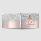 Livre D'or Silver Bokeh Chic Rose Robe Or Quinceañera (Complet)
