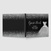 Livre D'or Silver Dress Faux Glitter Sweet 16  (Complet)