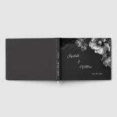 Livre D'or Silver Flower Black | Wedding (Complet)