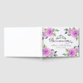 Livre D'or Silver Tiara Light Violet Floral Quinceanera (Complet)