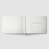 Livre D'or Simpel "Célébration de la vie" Script Police (Complet)