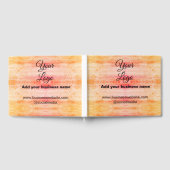 Livre D'or simple adyour logo/design rose orange (Complet)