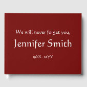 Livre d'or Simple, Basic Sympathy (Recto)