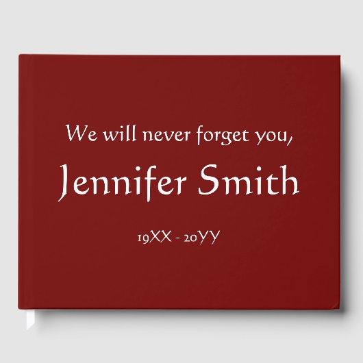 Livre d'or Simple, Basic Sympathy (Recto)