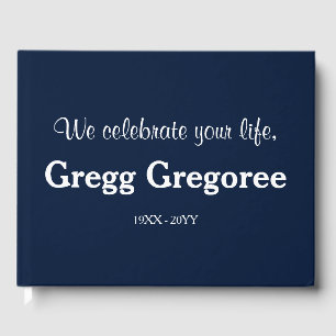 Livre D'or Simple Condolences Guides