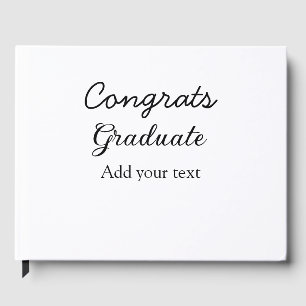 Livre D'or Simple congratulation graduation add your
