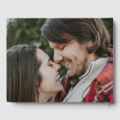 Livre D'or Simple Elegant 2 Photo Overlay Script Mariage (Verso)