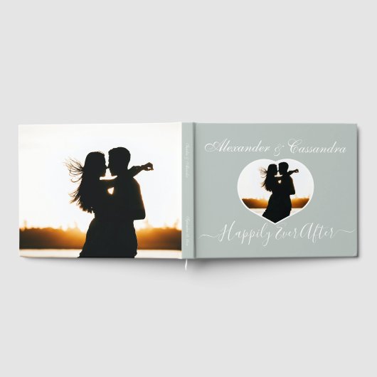 Livre D'or Simple Elégant moderne minimal Eucalyptus Vert mar (Complet)