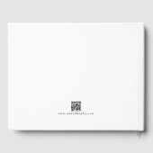 Livre D'or Simple Élégant Rouge Et Blanc Mariage de cerises m (Verso)