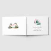 Livre D'or Simple Elégante Vague De Mariage De Plage (Complet)