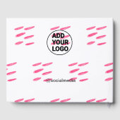 Livre D'or simple et minimal ajouter votre logo/votre aquarel (Verso)