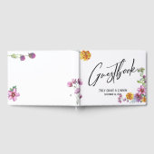 Livre d'or Simple Fleur sauvage & Handwriting (Complet)