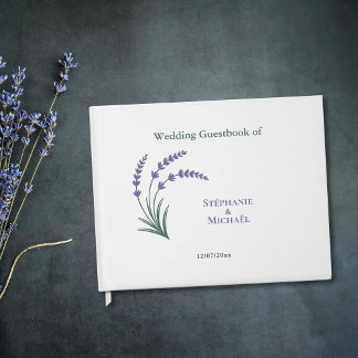 Livre D'or Simple Lavender Wedding