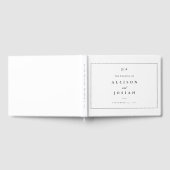 Livre D'or Simple Mariage Classique Noir et Blanc (Complet)