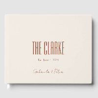 Simple minimaliste Burnt Orange | Mariage de crème