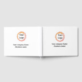 Livre D'or simple minimum ajouter votre logo or site web soci (Complet)