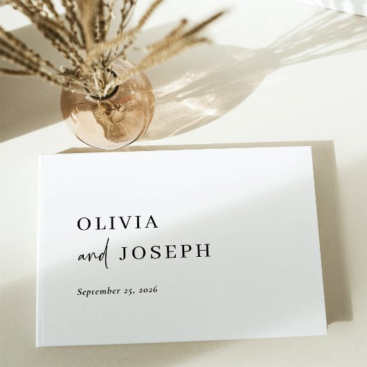 Livre D'or Simple, moderne et minimaliste | MARIAGE