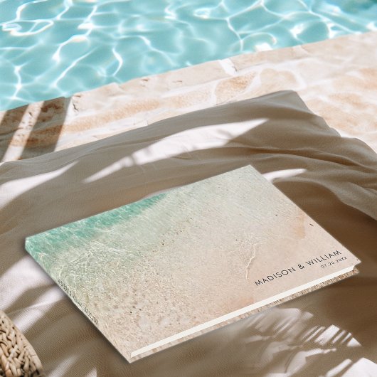 Livre D'or Simple Ocean Summer Beach Destination Mariage