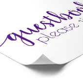 Livre d'or simple | Royal Purple N'Importe Quel Év (Coin)