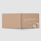 Livre D'or Simple Rustic Boho Wedding Guest Book (Complet)