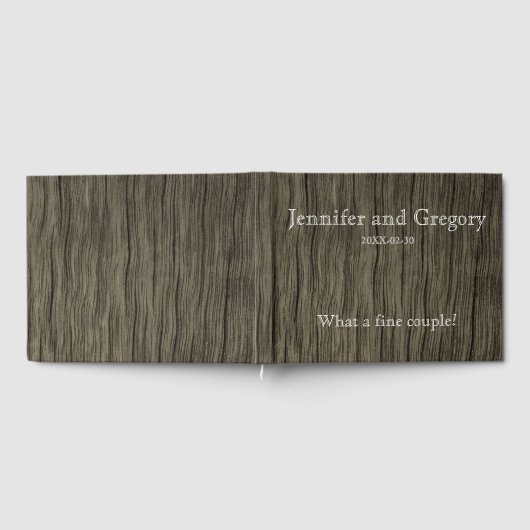 Livre d'or Simple & Rustique Mariage / Mariage (Complet)