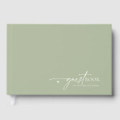 Livre D'or Simply Chic Mariage Sage Green ID1046 (Recto)