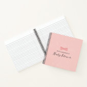 Livre d'or Simply Cute Pink Bow Baby shower (Intérieur)
