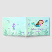 Livre D'or Sirène Violette Sous Le Baby shower De Mer (Complet)