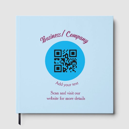 Livre D'or Site web simple de société commerciale code-barres (Recto)