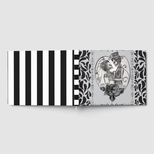Livre D'or Skeleton Love Couple Mariage Danse Mariage gothiqu (Complet)