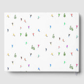 Livre D'or Ski alpin d'hiver Ski Ski Ski Motif (Verso)