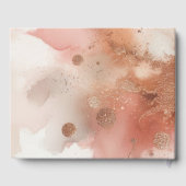 Livre D'or Soirée de mariage RoseGold (Verso)