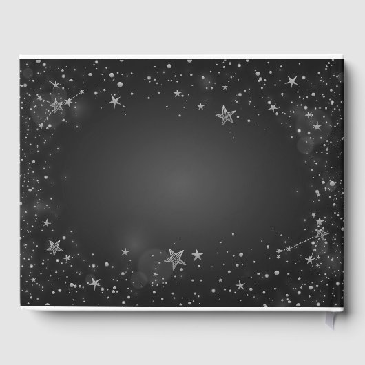 Livre D'or Soleil Céleste, Lune, Étoiles Sombre (Verso)