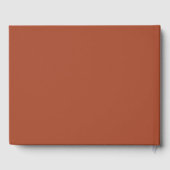 Livre D'or Solide Burnt Orange (Verso)
