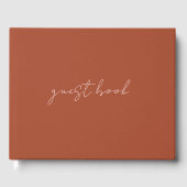 Livre D'or Solide Burnt Orange (Recto)