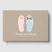 Livre D'or Son et ses sandales Beach Mariage (Recto)