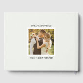 Livre D'or Sophisticated Blush Rose Wedding Celebration (Verso)