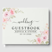 Livre D'or Sophisticated Blush Rose Wedding Celebration (Recto)
