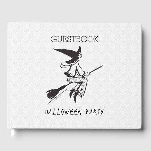 Livre D'or Sorcière Noire Sur Une Salle (Recto)
