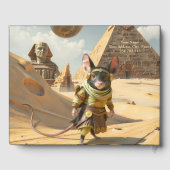 Livre D'or Souris exploratrice du désert Steampunk (Verso)
