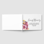 Livre D'or Souvenir des funérailles commémoratives du papillo (Complet)