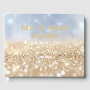 Livre D'or Sparkling Mr & Mrs Mariage Guest Book