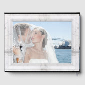 Livre D'or Sphères opulentes en marbre blanc et noir (Verso)