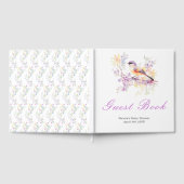 Livre D'or Spring Cute Bird Baby Shower Guest Book (Complet)