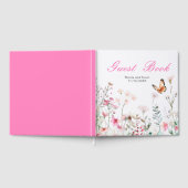 Livre D'or Spring Deep Pink Butterfly Floral Wedding (Complet)