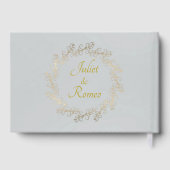 Livre D'or Spring Floral & Wreath Monogram - Silver (Verso)